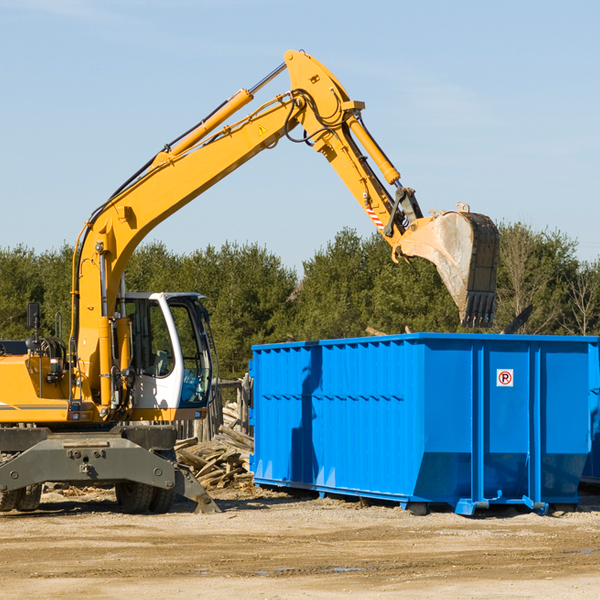 what size residential dumpster rentals are available in Hampton City County